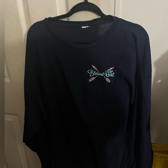 3X Dark Navy Blue Shirt - Picture 2 of 3